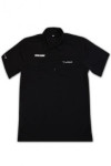 P210 black  polo shirt design