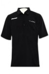 P210 black  polo shirt design