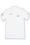 P208 white polo shirt
