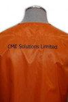 V065 Homemade Orange Half-Open Chest Zipper Group  Vest Jacket 