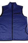 V055 DIY Design Promotion Wvent Black Zipper Vest  Jacket