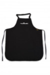 AP009 Tailor-Made TC Cotton Fabric Aprons Wholesale Blank Black Apron with Pockets