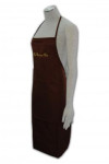 AP008 Customized Embroidery Uniforms Wholesale Blank Brown Aprons