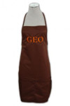 AP007 Personalized Polyester Aprons Where to Find Brown Apron in Bulk