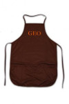AP007 Personalized Polyester Aprons Where to Find Brown Apron in Bulk