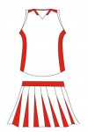 CH017 Where To Buy Dragon Uniform Red Cheerleading Uniforms