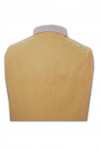 V129 Order A Group Event Yellow Singapore Zipper  Vest Jacket 