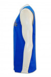 V122 Order Group V-neck Zipper Blue Silk Screen Singapore  Vest Jacket 