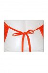 AP010 Free Blank Apron for Design Ideas Orange Bib Aprons with Adjustable Neck Strap