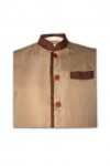 CL006 Tailor-made Hotel Resort Casino Uniforms Unisex Long Sleeve Housekeeping Shirt