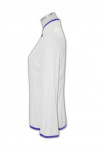 CL002 Customised Ladies White Long Sleeve Workwear Chinese Vintage Housekeeping Maid Uniforms