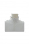 BG014 Custom-Made Beer Promoter Workwear Uniform Unisex Front Zip Turtleneck Jacket in White 