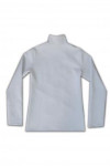 BG014 Custom-Made Beer Promoter Workwear Uniform Unisex Front Zip Turtleneck Jacket in White 
