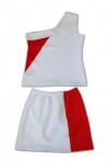 BG013 Tailor-made Beer Promoters Uniform 2 Colour Toga Top with Skirt Outfit