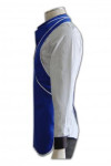 AP024 Where to Find Wholesale Chef Uniforms Blue Clobber Smock with Contrast Trims and Details