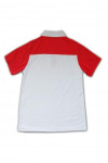 P219 red and white short polo