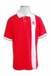 P221 red and white  polo 