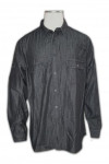 R095 long sleeves black shirt
