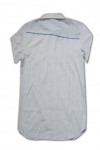 R096 short sleeve chef shirt