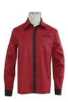 R098 red long sleeve shirt