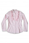 R102 long sleeves pink shirt