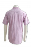 R107 mens pink working shirt