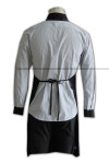 AP027 Design For Your Workwear Uniforms Long Black Apron with Adjustable Neck Strap & 2 Side Pockets 