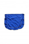 AP029 Customized Midnight Blue Short Waist Server Aprons with Ruffles and Side Pocket