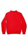 P240 red long sleeve polo shirt