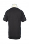 P242 black short sleeve fit polo for men