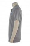 P244 grey short  sleeve men polo shirt