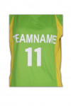 W110 Custom-Make Athletic Wear for Men Boys Green Yellow Basketball Jersey 2pc Set with Team Name and Number