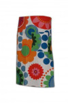 AP037 Customized Colourful Floral Print Aprons Half Waist Apron Uniforms Gifts for Women Ladies Florists