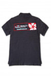 DS012 Custom Front & Back T-shirt Printing Black Short Sleeve Team Uniform