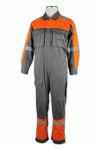 D108 orange and grey uniform