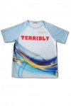 T257 sublimation printing on shirts