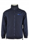 SE048 Where Can Find Work Security Uniforms for Rental Front Zip High Neck Jacket with Customised Logo
