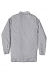 SE050 Where to Find Men's Staff Security Uniforms Light Grey Workwear with Collar and Pockets