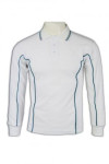 P432 long sleeve polo-shirts