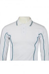 P432 long sleeve polo-shirts