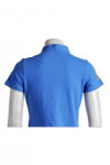 P465 womens blue polo shirts