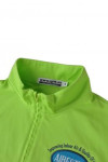 P493 green and white polo shirts