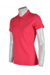 P497 pink polo for women