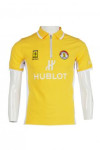 P498 bright yellow polo shirt