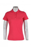 P497 pink polo for women