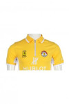 P498 bright yellow polo shirt