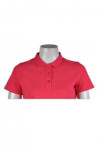 P497 pink polo for women