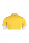 P498 bright yellow polo shirt