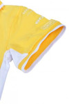 P498 bright yellow polo shirt