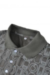 P499 black and grey polo shirt